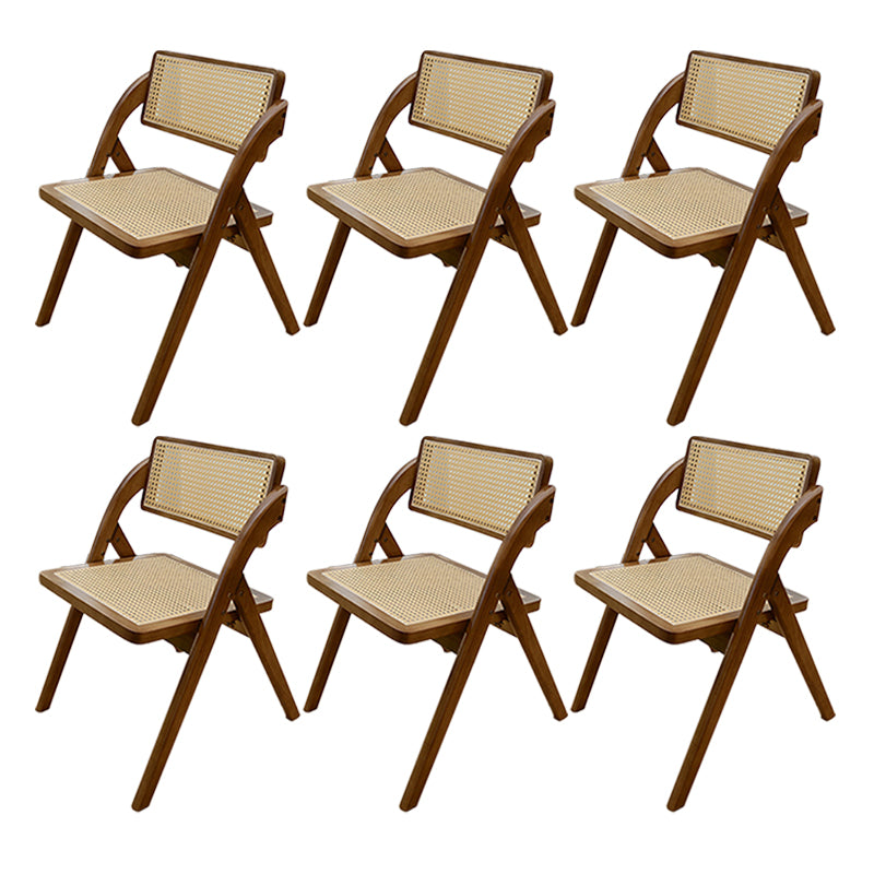 Folding Outdoors Modern Rattan Dining Chairs Patio Dining Chair