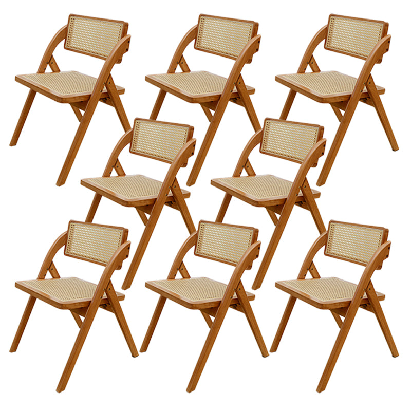 Folding Outdoors Modern Rattan Dining Chairs Patio Dining Chair