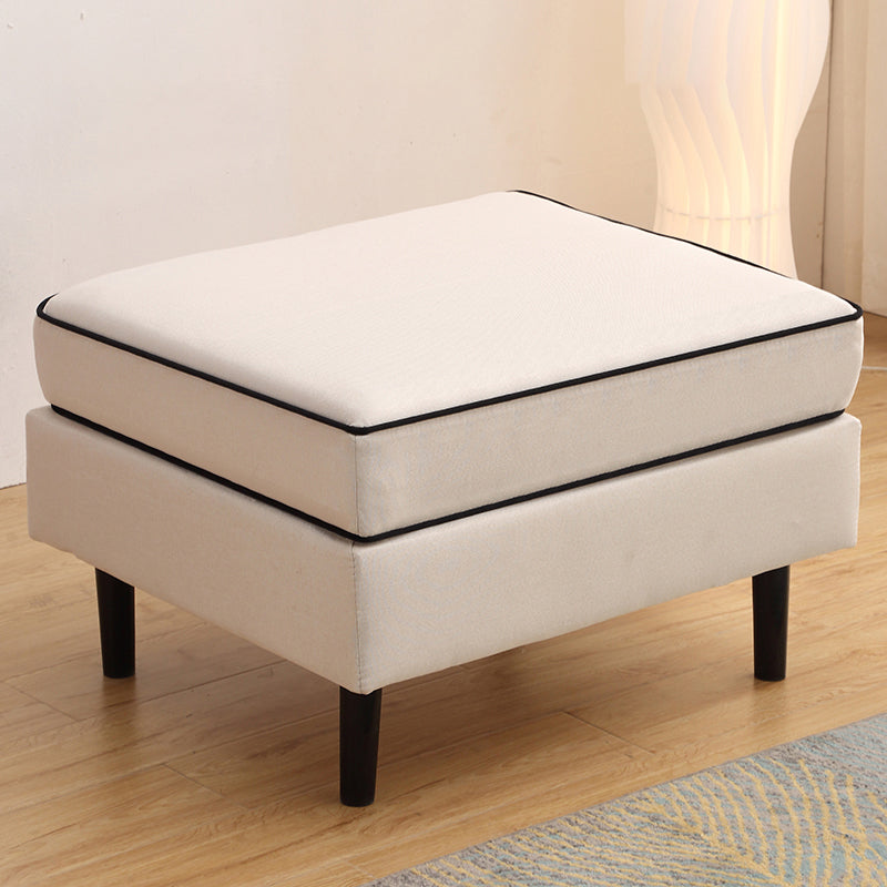 Modern Cushioned Chaise Lounge One Armed Chaise with Recessed Arms for Living Room