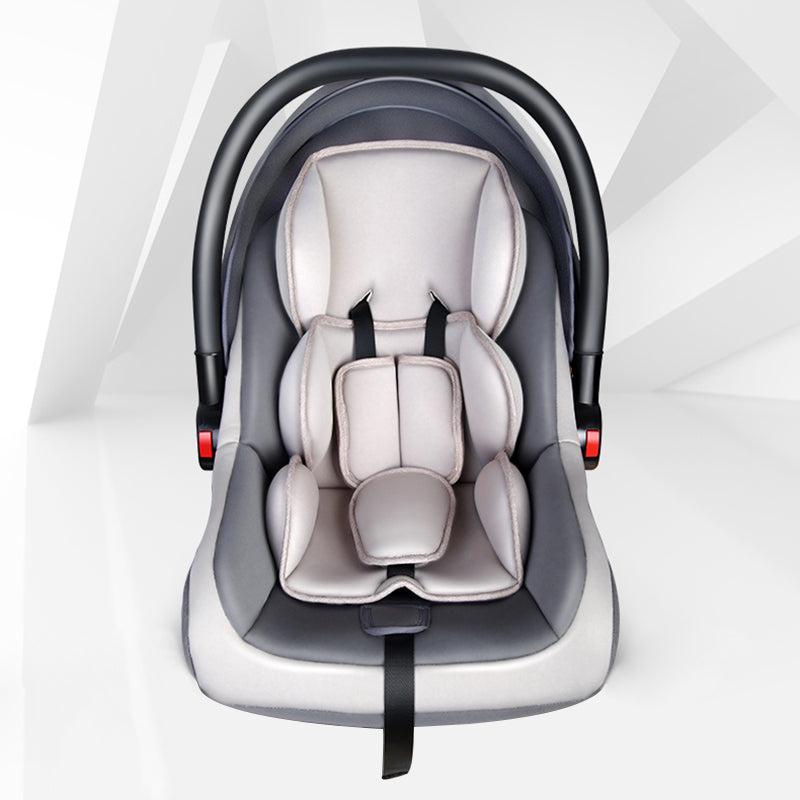 Portable Crib Cradle Oval Metal Moses Basket with Upholstered