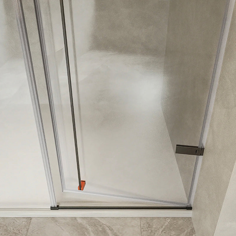 Tempered Hinged Shower Bath Door Transparent Frameless Shower Door