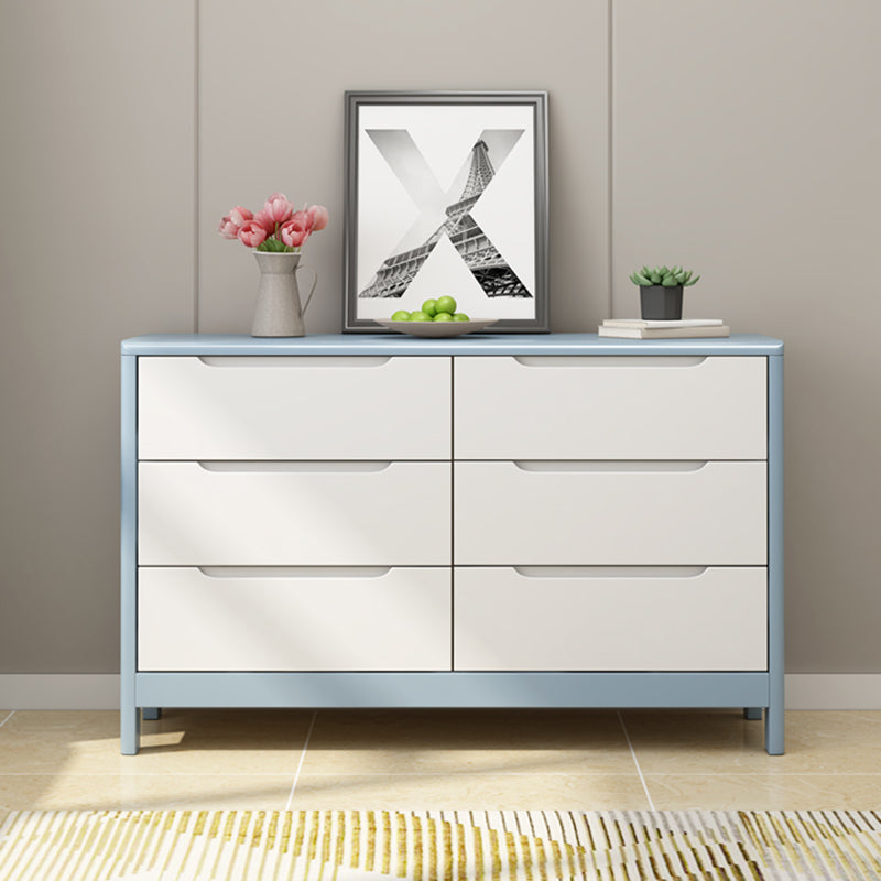 Contemporary Dresser Solid Wood Storage Chest Dresser with Drawers