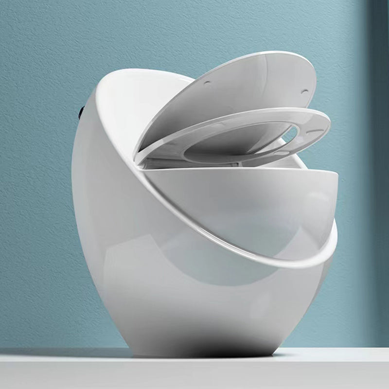 Contemporary Siphon Jet Toilet Bowl Floor Mounted Urine Toilet for Washroom