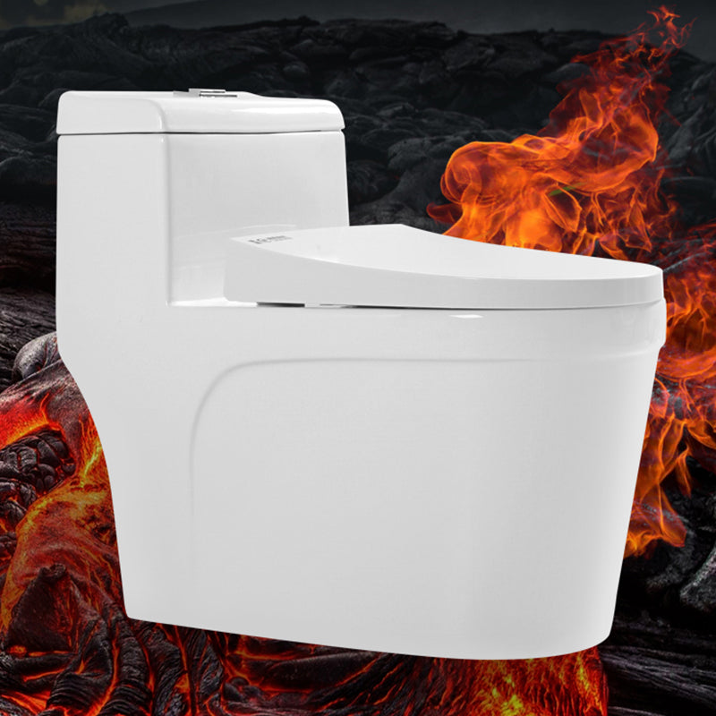 Contemporary White Ceramic Toilet Bowl Floor Mount Urine Toilet for Washroom