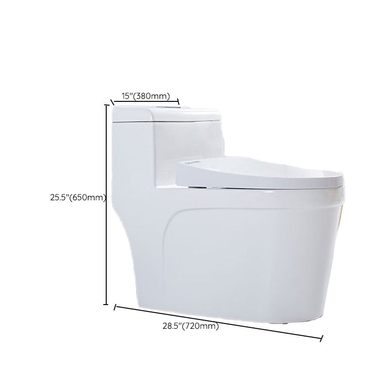 Contemporary White Ceramic Toilet Bowl Floor Mount Urine Toilet for Washroom