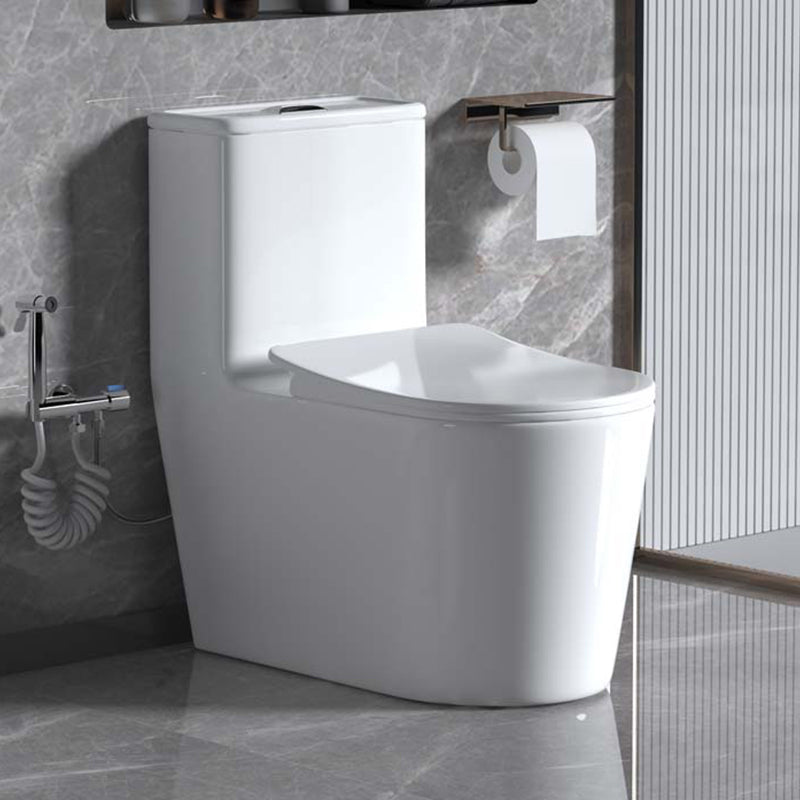 Contemporary White Ceramic Toilet Bowl Floor Mounted Urine Toilet for Washroom