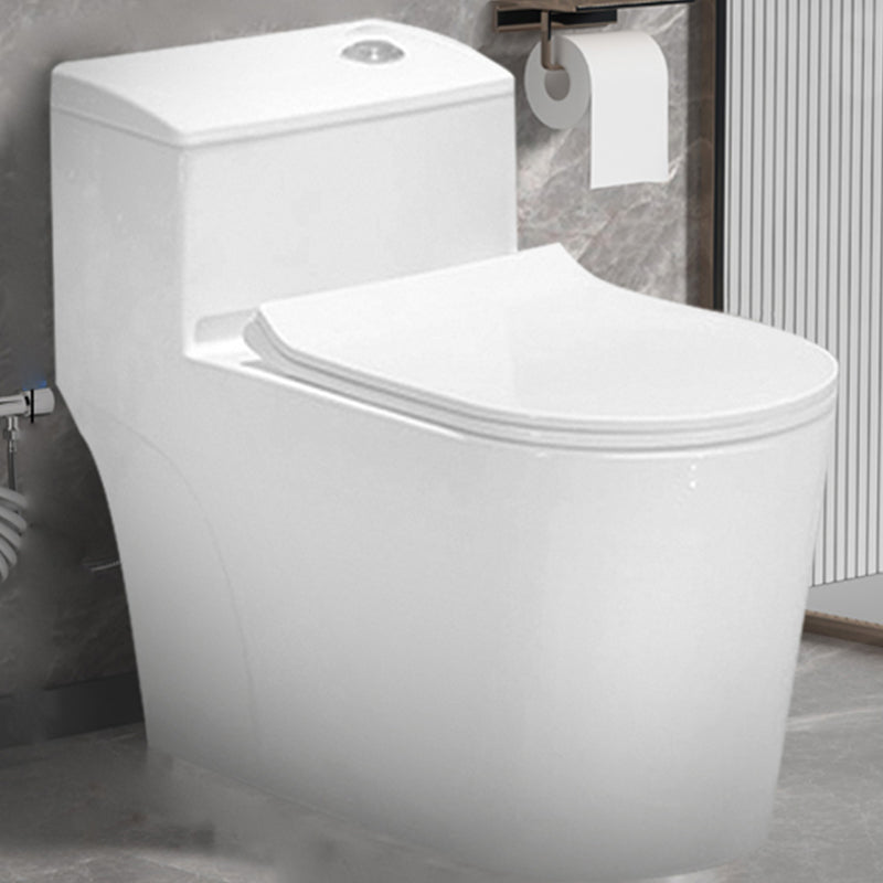 Contemporary White Ceramic Toilet Bowl Floor Mounted Urine Toilet for Washroom