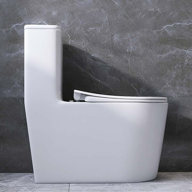 Contemporary White Ceramic Toilet Bowl Floor Mounted Urine Toilet for Washroom
