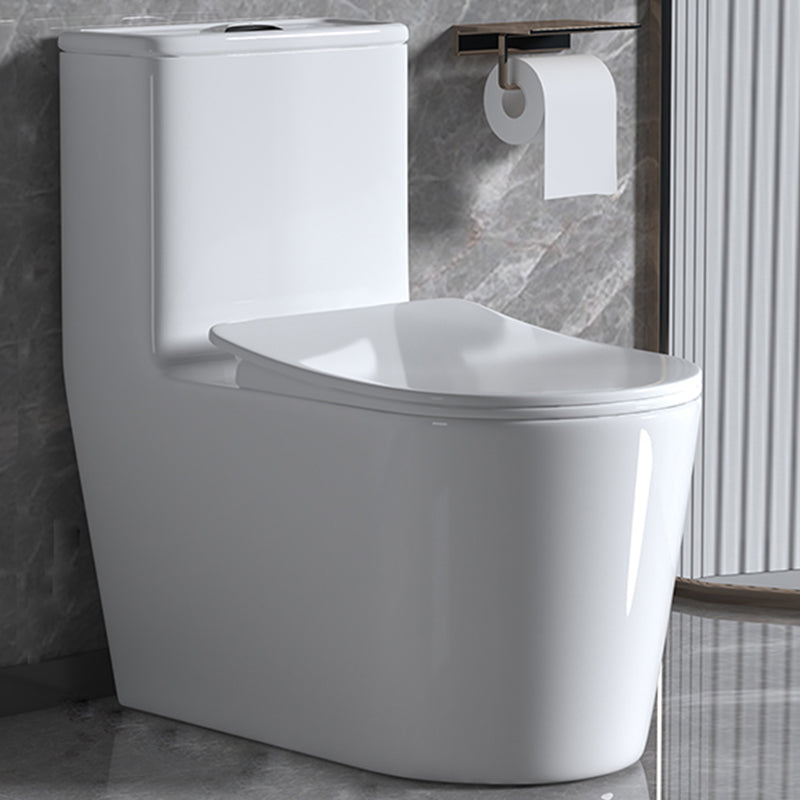 Contemporary White Ceramic Toilet Bowl Floor Mounted Urine Toilet for Washroom