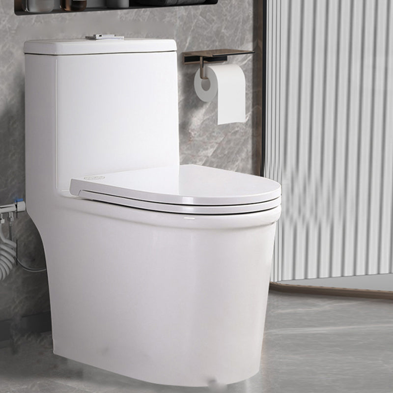 Contemporary White Ceramic Toilet Bowl Floor Mounted Urine Toilet for Washroom