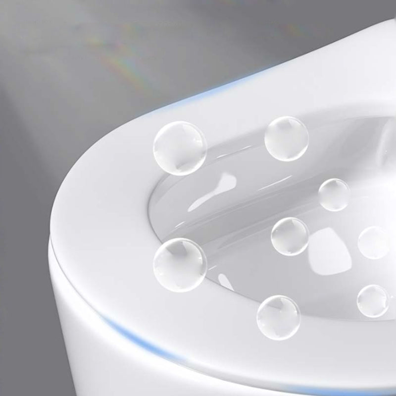 Contemporary White Ceramic Toilet Bowl Floor Mounted Urine Toilet for Washroom