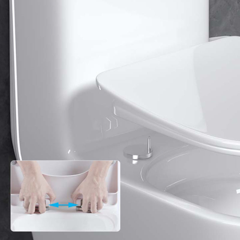 Contemporary White Ceramic Toilet Bowl Floor Mounted Urine Toilet for Washroom
