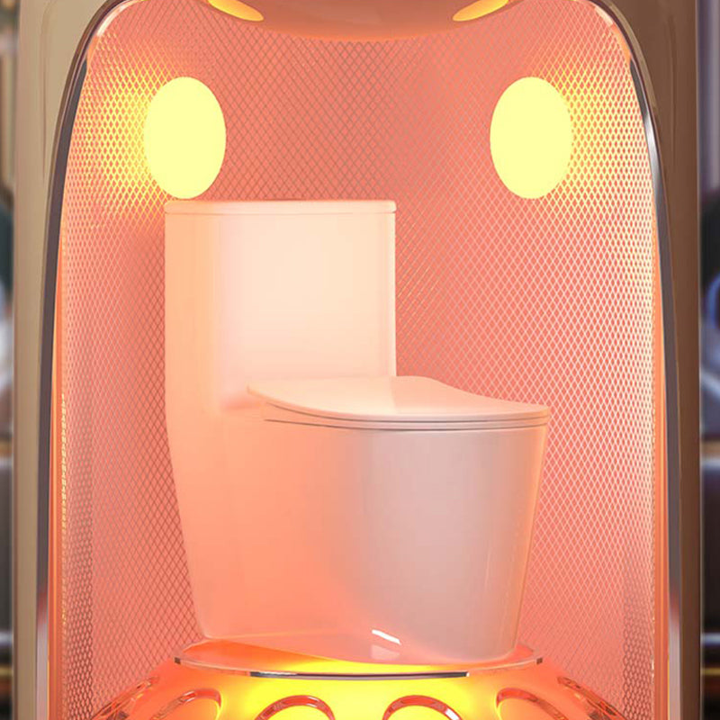 Contemporary White Ceramic Toilet Bowl Floor Mounted Urine Toilet for Washroom
