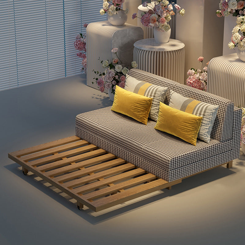 Contemporary Armless Futon Sleeper Sofa Gray Futon Sleeper Sofa Bed