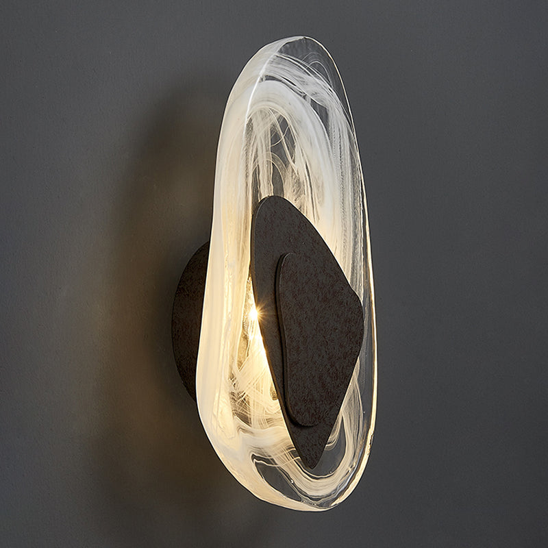 Crystal Shade Wall Lighting Ideas Modern 1-Light Wall Lighting for Bedroom