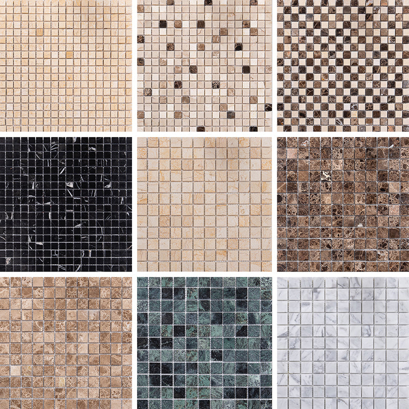 Contemporary Mosaic Tile Ceramic Floor and Wall Tile with Square Shape