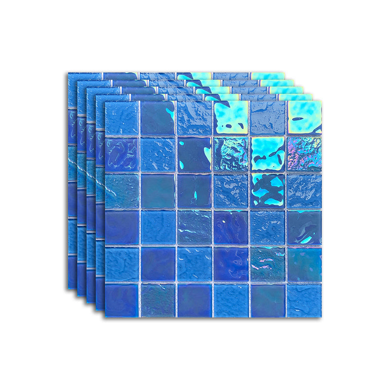 Glass Mosaic Tile Contemporary Floor and Wall Tile with Square Shape