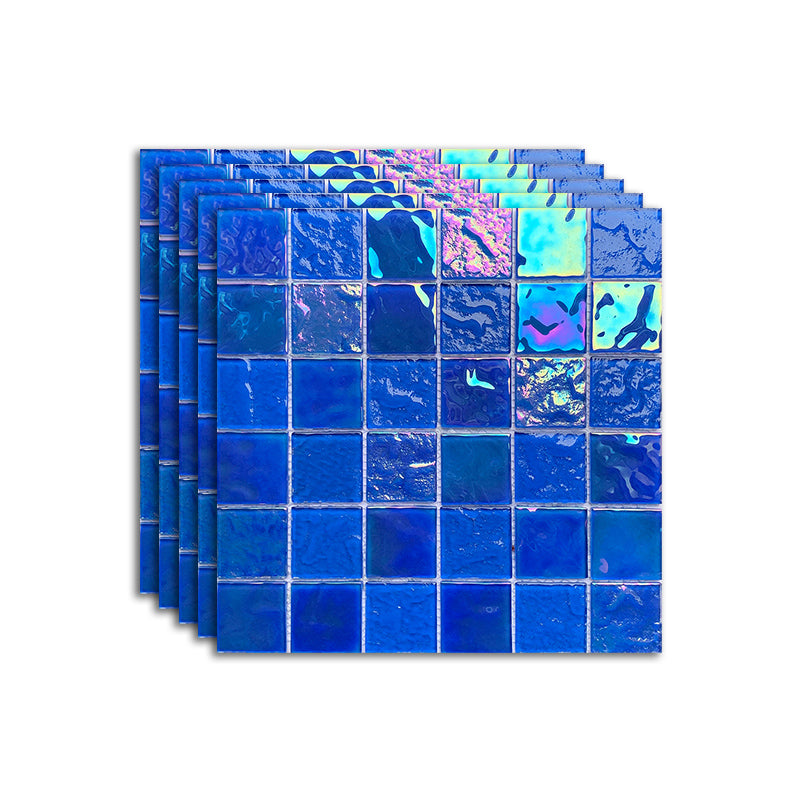 Glass Mosaic Tile Contemporary Floor and Wall Tile with Square Shape