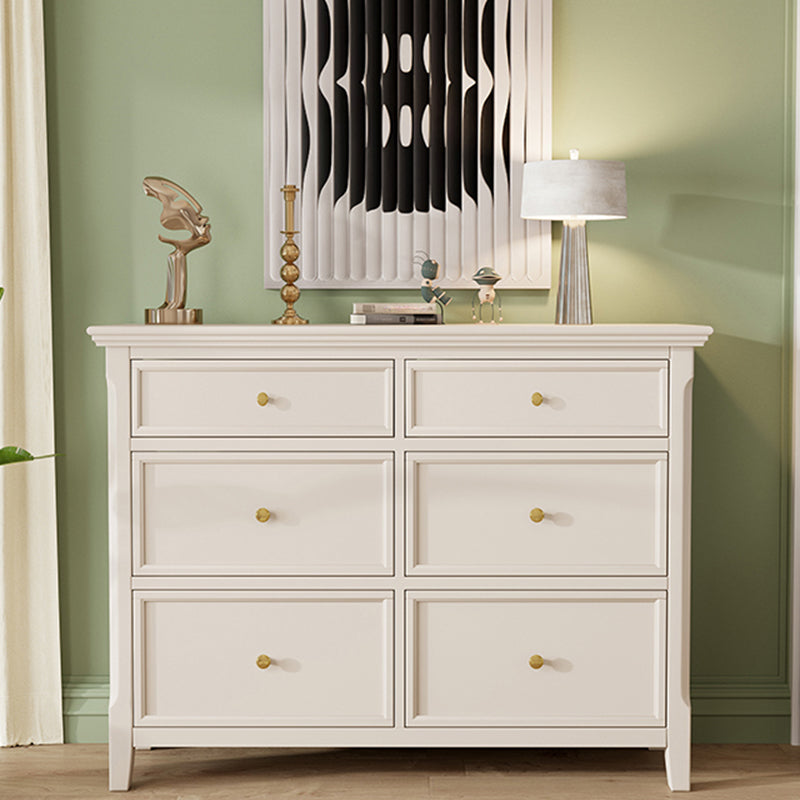 Wooden Dresser Classic Glam Storage Chest Dresser for Bedroom