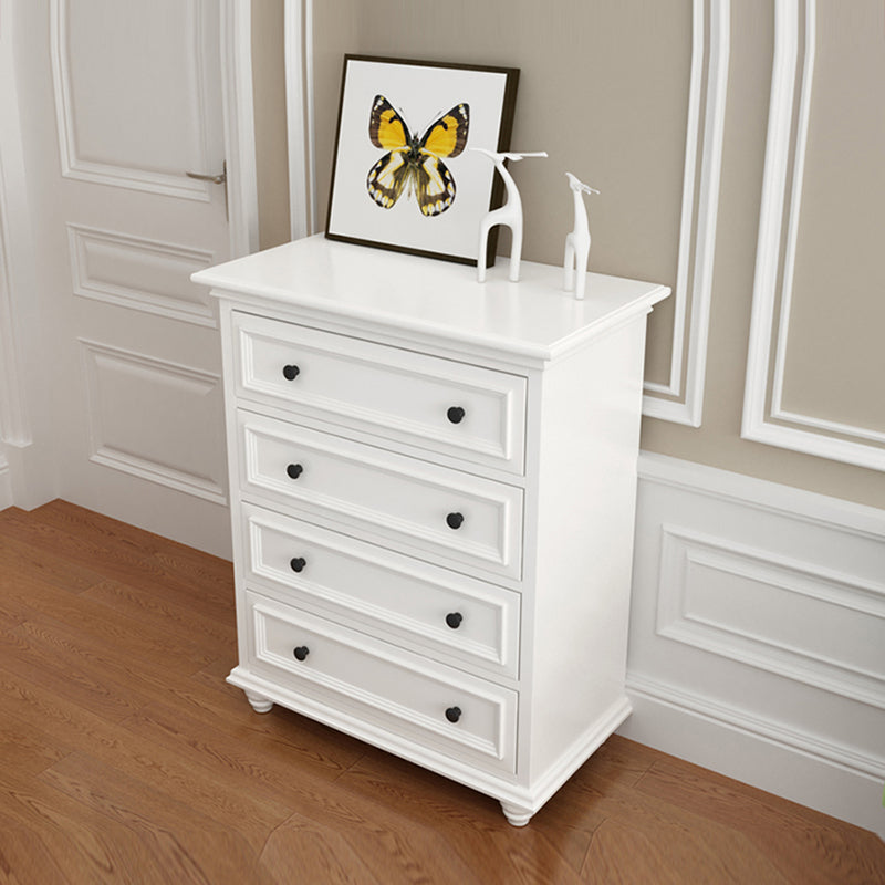 Contemporary Horizontal Double Dresser Birch Wood Storage Dresser for Room