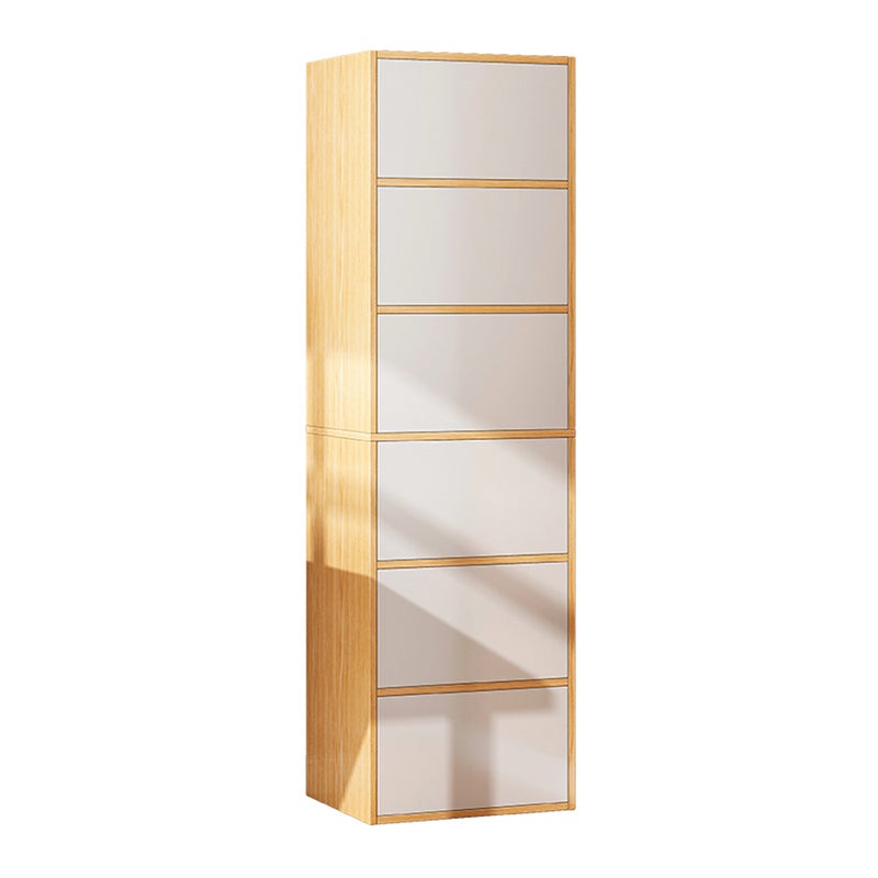 Contemporary Manufactured Wood Accent Cabinet Standard Storage Cabinet