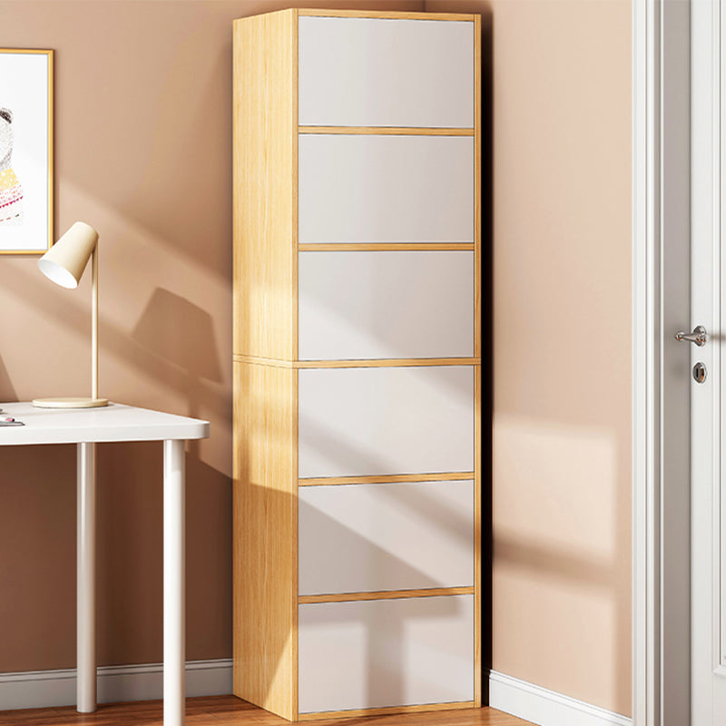 Contemporary Manufactured Wood Accent Cabinet Standard Storage Cabinet