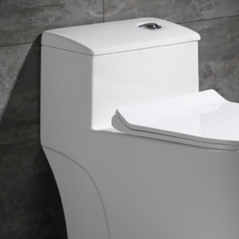 Contemporary Ceramic Toilet Bowl Floor Mounted Urine Toilet with Spray Gun for Washroom
