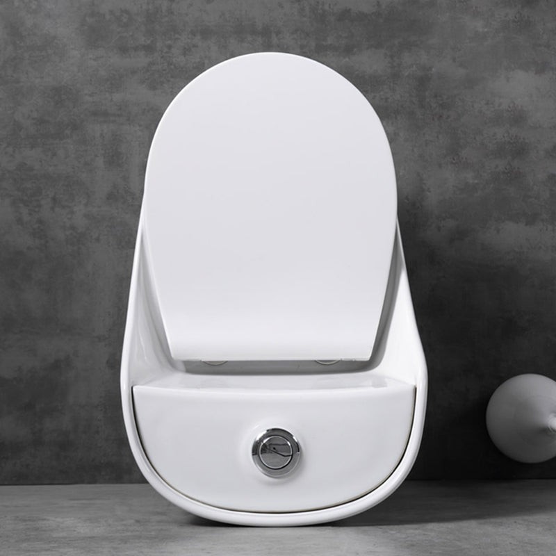 Contemporary Siphon Jet Toilet Bowl Floor Mount Urine Toilet for Washroom