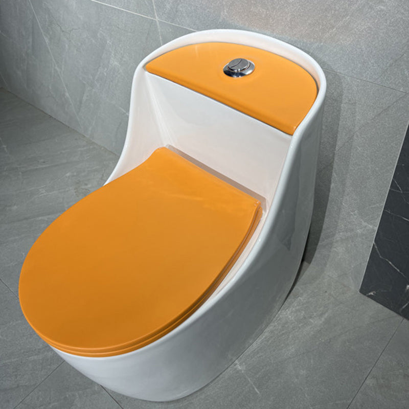 Contemporary Siphon Jet Toilet Bowl Floor Mount Urine Toilet for Washroom