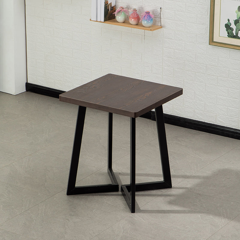 Industrial Dining Table Set 1/3/5 Pieces with Metal Base Kitchen Furniture Set