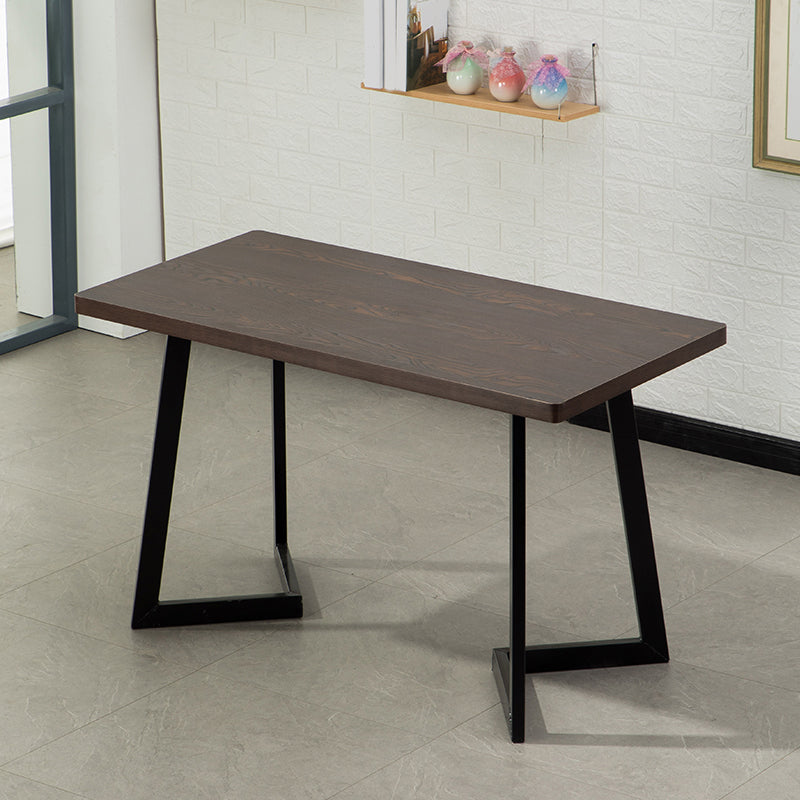 Industrial Dining Table Set 1/3/5 Pieces with Metal Base Kitchen Furniture Set