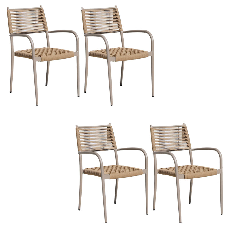 Aluminum Outdoor Chair Contemporary Arm Chair Outdoor Bistro Chair