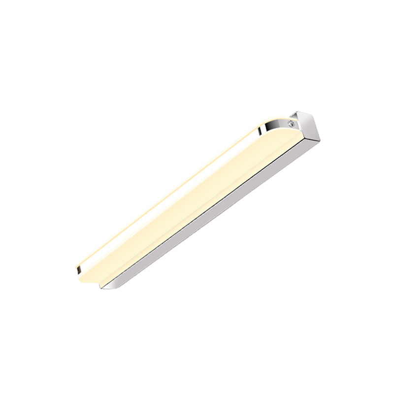 Simple LED Mirror Front Light Modern Vanity Light with Acrylic Shade for Bathroom