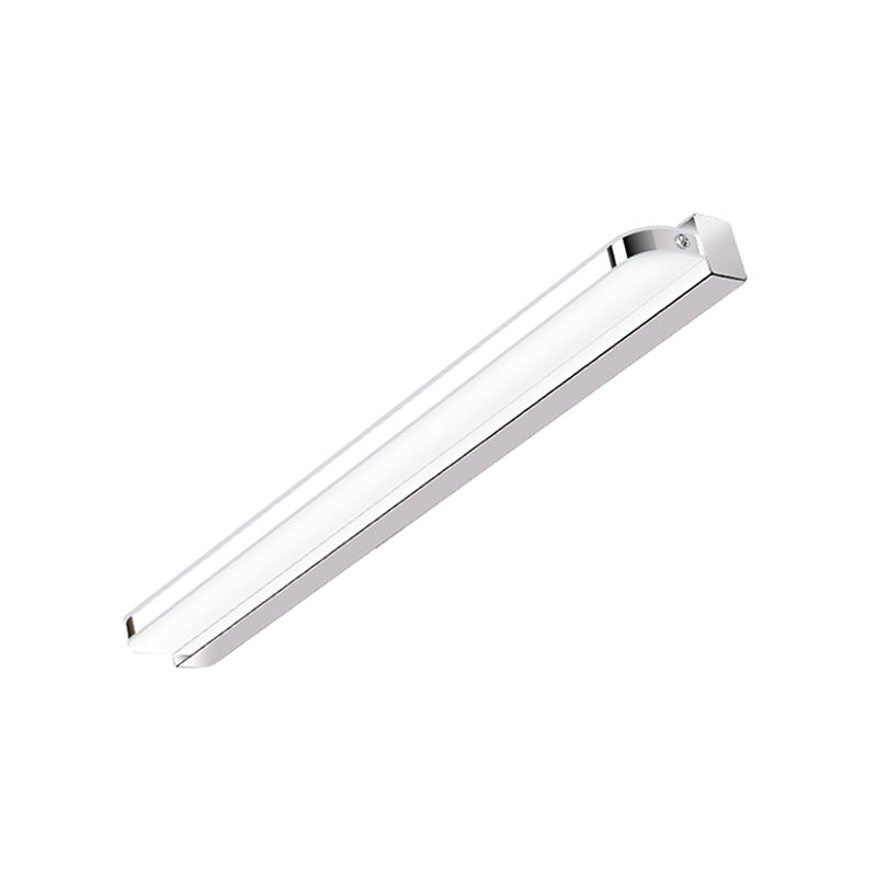 Simple LED Mirror Front Light Modern Vanity Light with Acrylic Shade for Bathroom