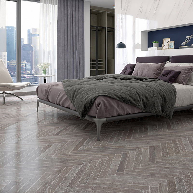 Modern Flooring Tiles Wire Brushed Solid Wood Parquet Floor Planks