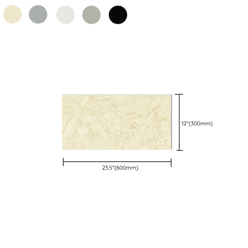 Single Tile Peel and Stick Wall Tile Modern Peel and Stick Wall Tile with Waterproof