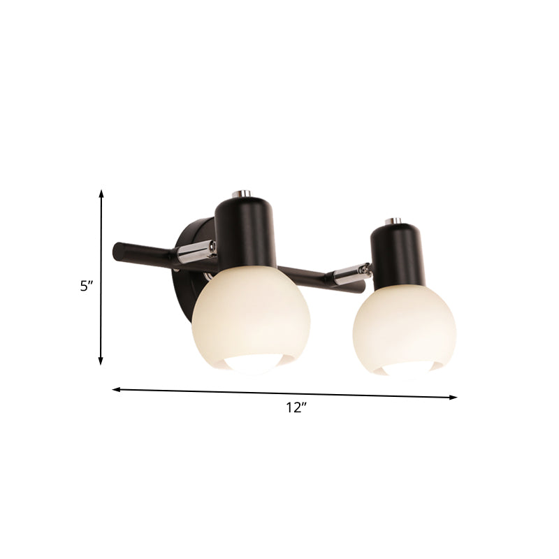Modo Sconce Lighting Minimaliste Verre d'opale 2/3