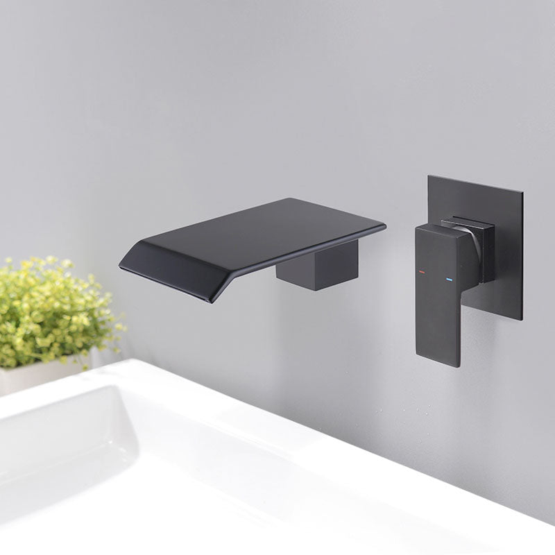 Contemporary Bathroom Faucet Wall Mounted Copper Fixed Clawfoot Tub Faucet Trim