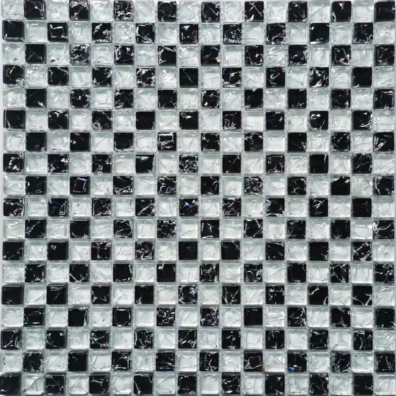 Glass Mosaic Tile Square Shape Wall Tile with Fade Resistant