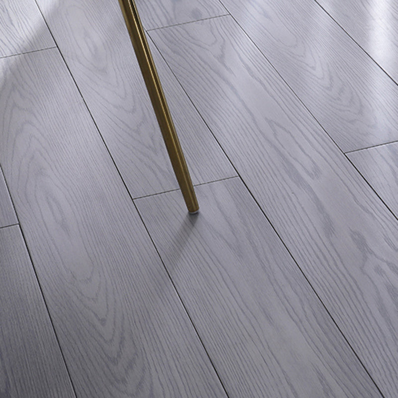 Traditional Side Trim Piece Solid Wood Click-Locking Wire Brushed Hardwood Deck Tiles
