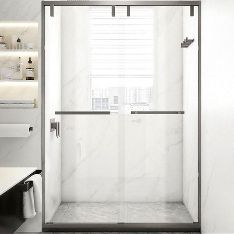 Transparent Scratch Resistant Shower Bath Door Gray Shower Bath Door