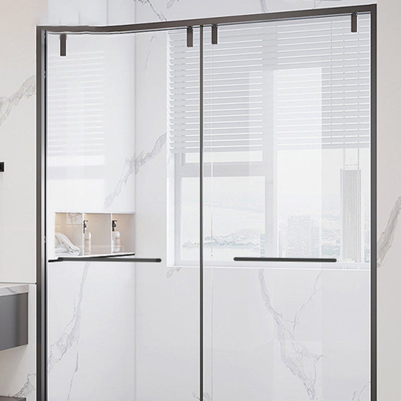 Transparent Scratch Resistant Shower Bath Door Gray Shower Bath Door