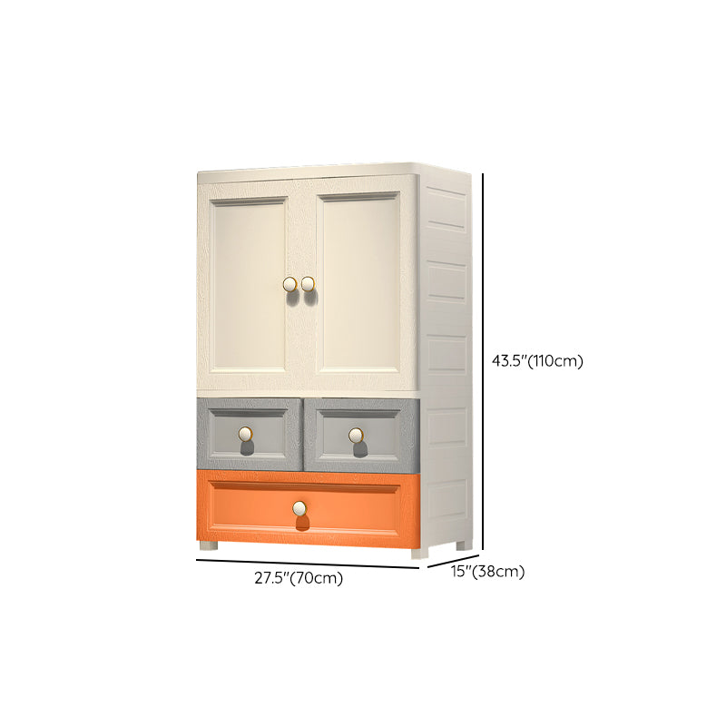 Contemporary Nursery Dresser Plastic Chest (Vertical) Dresser for Kids