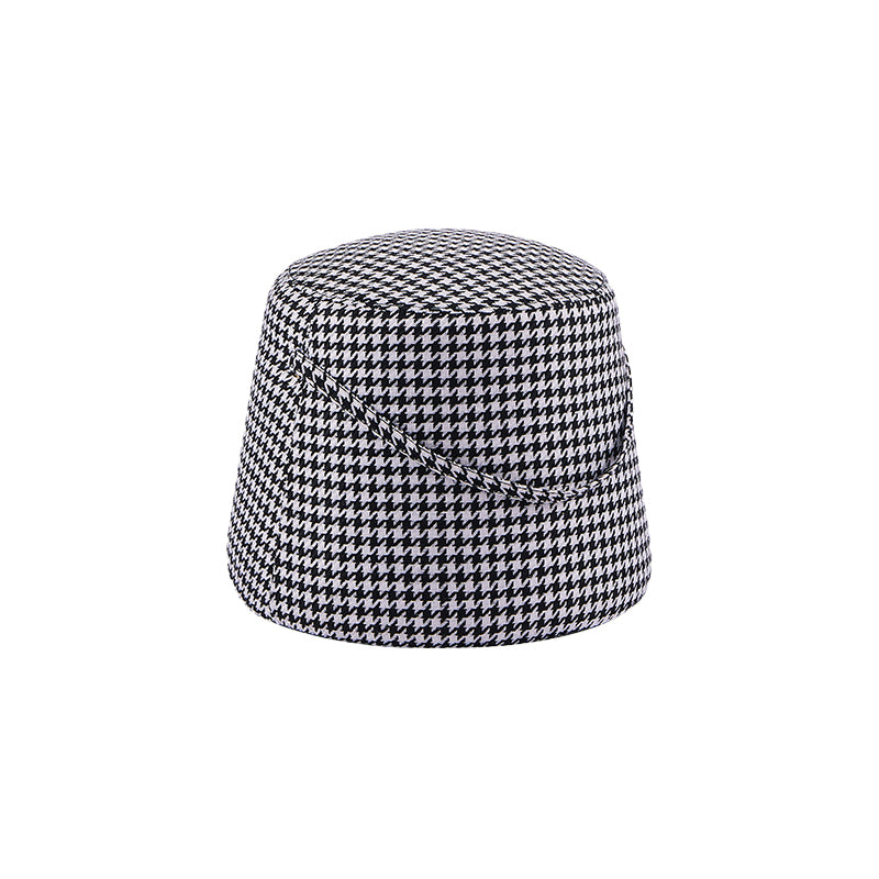 Fabric Standard Stool Modern Style Simple Household Round Footstool