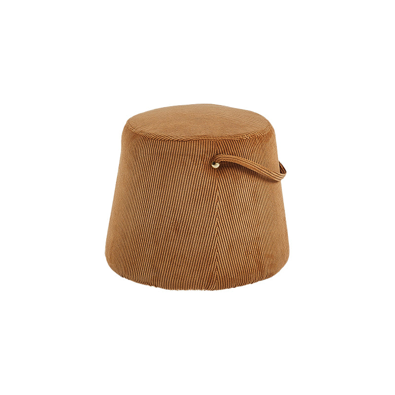 Fabric Standard Stool Modern Style Simple Household Round Footstool