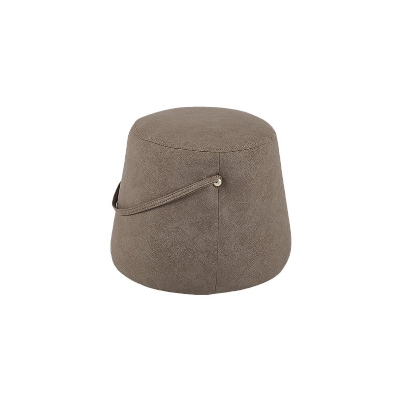 Fabric Standard Stool Modern Style Simple Household Round Footstool