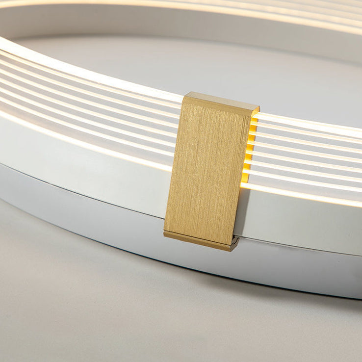 1-Light Modern Ceiling Light Simple LED Ceiling Mount Light with Acrylic Shade for Bedroom