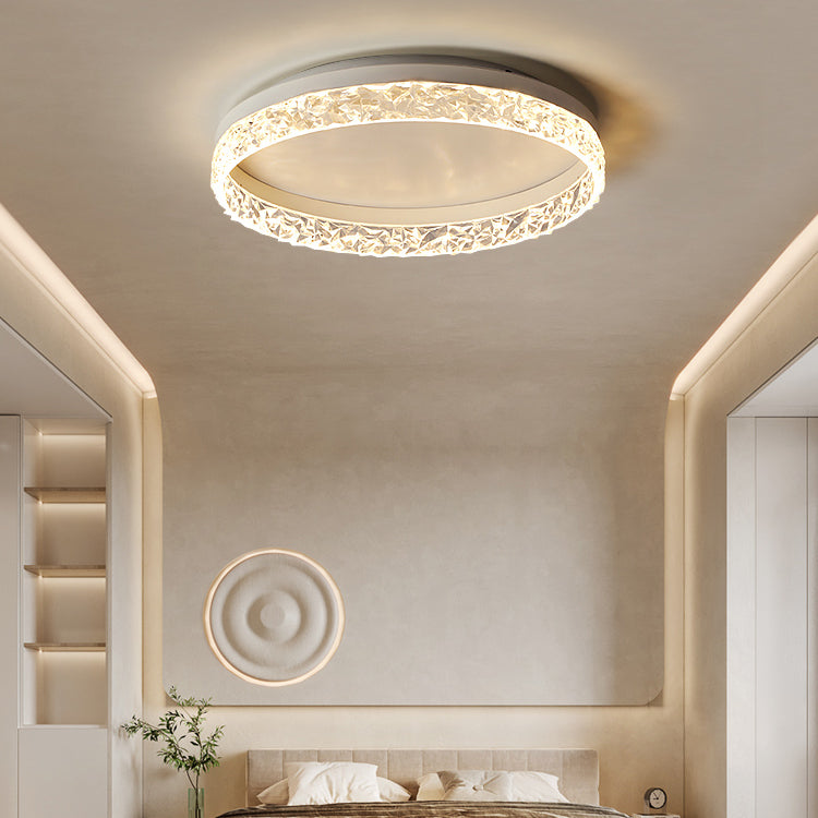 LED Ceiling Lamp Modern Simple Ceiling Mount Light with Acrylic Shade for Bedroom