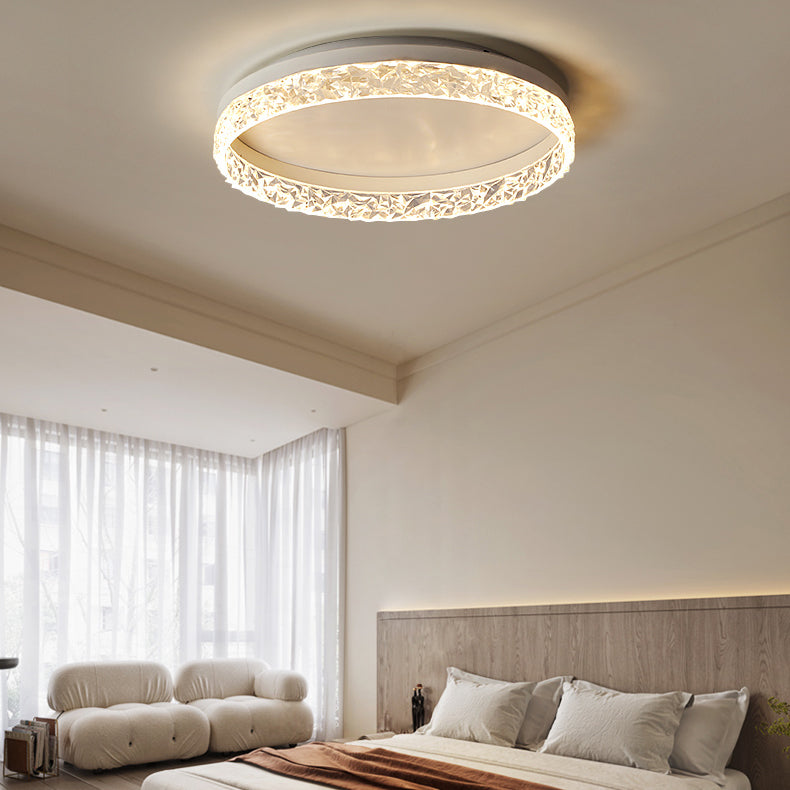 LED Ceiling Lamp Modern Simple Ceiling Mount Light with Acrylic Shade for Bedroom