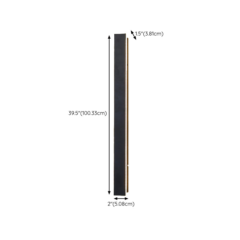 LED Wall Lamp Modern Waterproof Wall Mount Lamp with Acrylic Shade for Garden